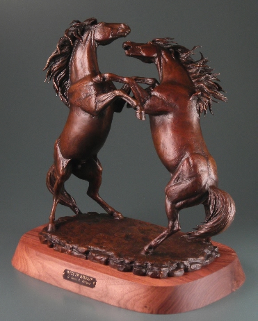 Fighting Horses