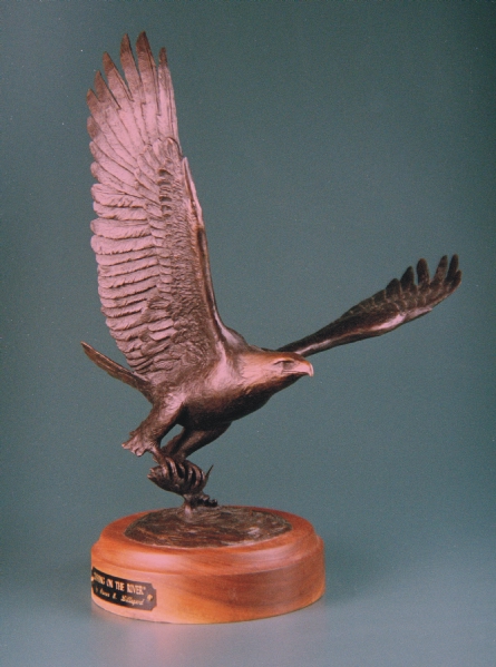 Eagle with fish