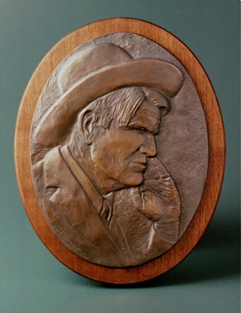 Relief Sculpture of C.M Russell