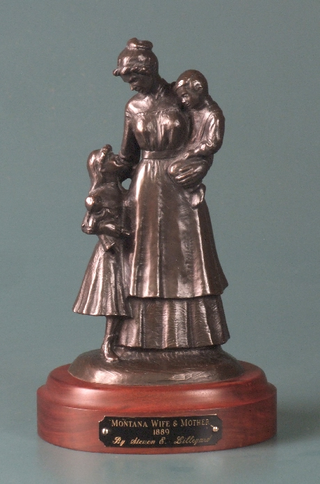 Woman with children